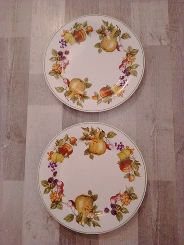 Two royal norfolk plates - norfolk,