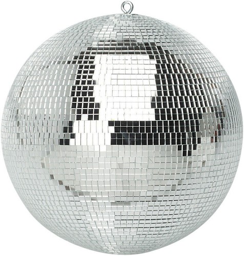 Mirror disco ball silver - ball,