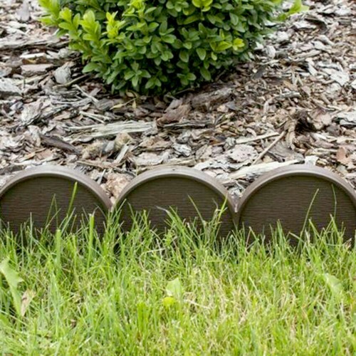 Plastic garden fence lawn - plastic,