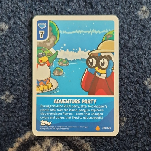 Topps disney club penguin - disney,