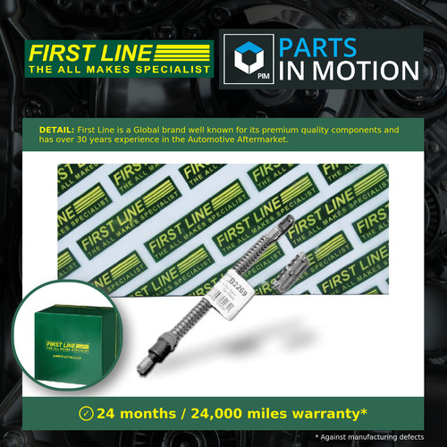 Handbrake cable rear left - left, or