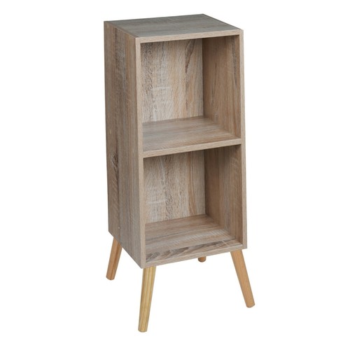 Wooden storage cube bookcase - wooden,