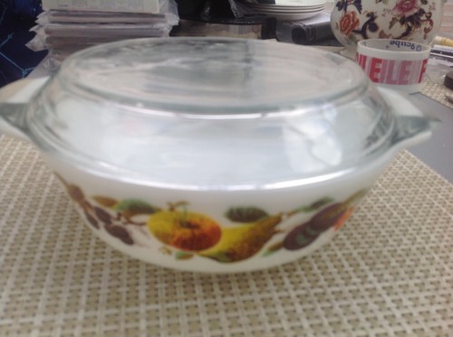 Vintage pyrex casserole - vintage,