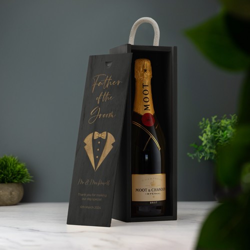 Personalised wine box laser - box,