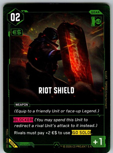 Cyberpunk riot shield - riot, uc