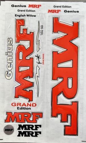 Mrf cricket bat embossed - 3d,