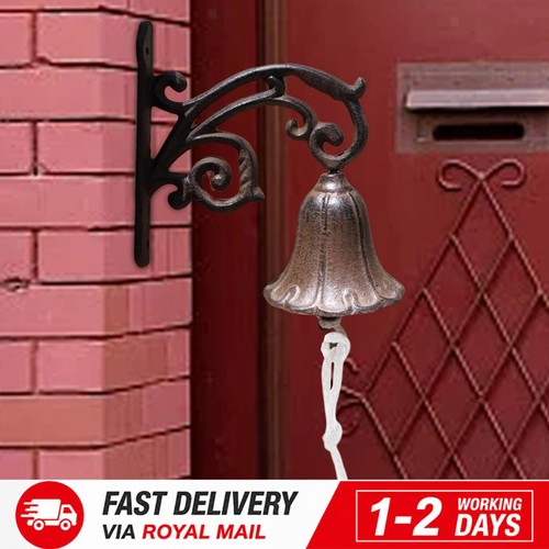 Wall mounted bell vintage cast - mounted,