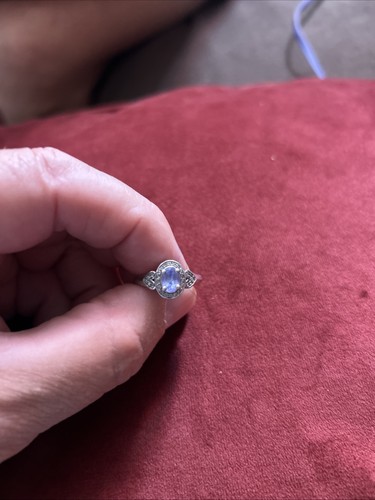 Sterling silver tanzanite and - silver,
