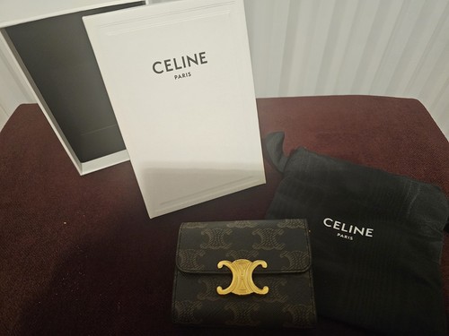 Celine triomphe wallet - triomphe, with