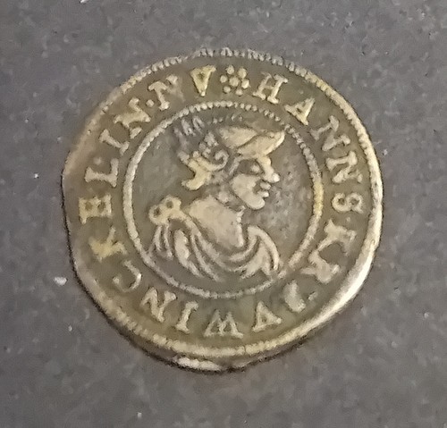 Old hammered jetton token - old,