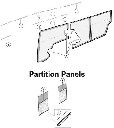 Door panel trim - trim, mar
