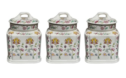 Minton tea coffee sugar jar - tea,