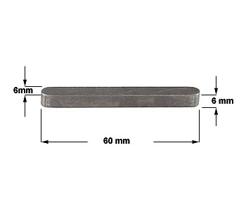 Project one cadet axle keyway - one,