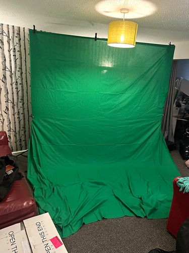 Green screen stand 6x6 - screen, stand/6x6