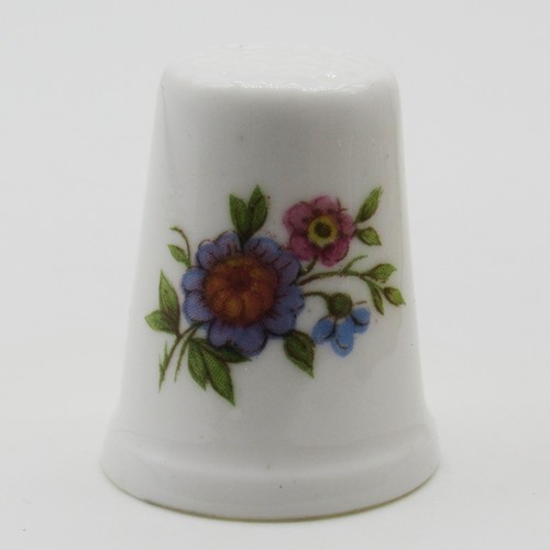 Collectable thimble floral - collectable, thimble,