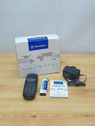 Vintage motorola d160 black - vintage,