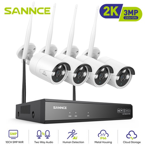 Sannce 3mp wifi cctv - 3mp,