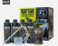 UPOL RAPTOR TINTABLE BED LINER 4 BOTTLE KIT SCHUTZ SPRAY GUN - 3.8L TINTABLE KIT