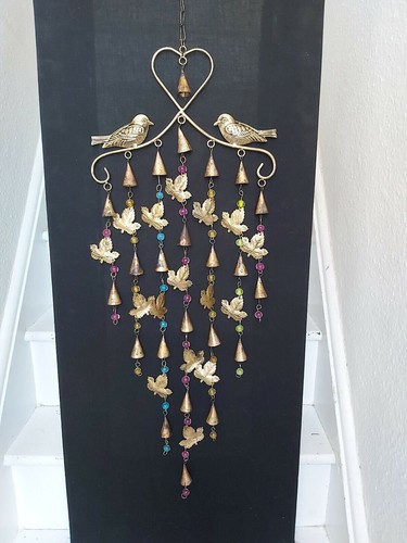 Large handmade hanging bird - hanging, &