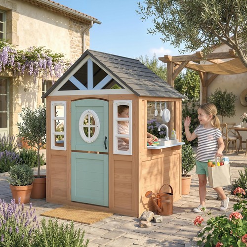 Playhouse for kids wooden - playhouse,