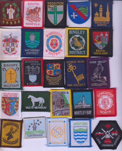 Boy scout district badges 25 - district,