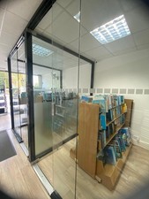 Office Glass Wall Partitions with Doors