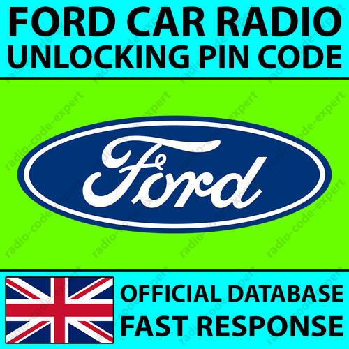 Ford radio unlocking pin code - pin,