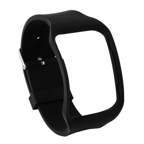1pc black wrist band strap - black,