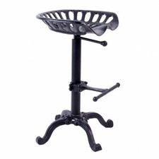 Cast Iron Tractor Seat Style Stool