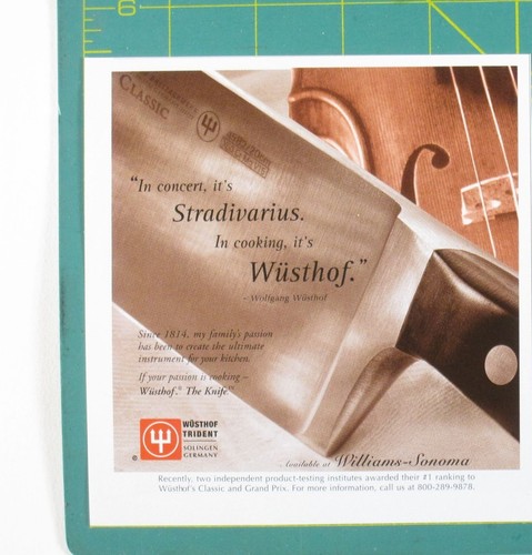 Print wüsthof trident - print, ad
