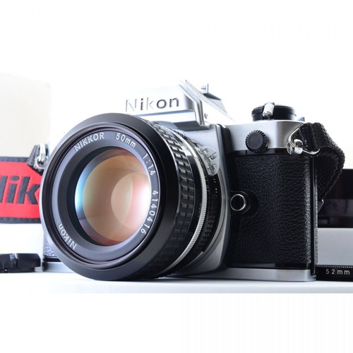 Nikon silver 35mm slr - silver,