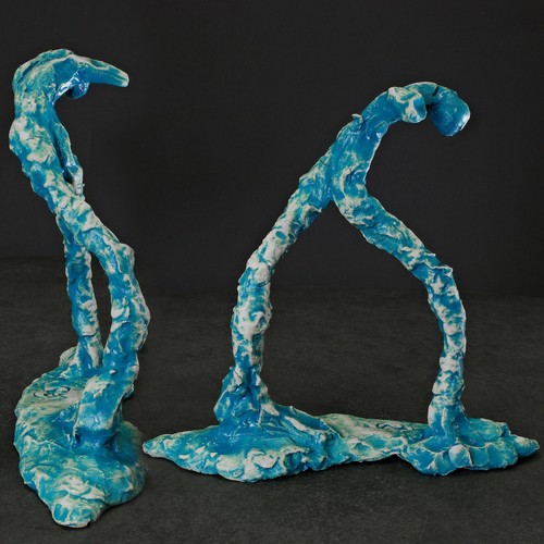 Sculpture ceramic plastic art