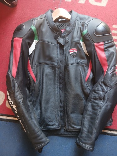 Ducati corse leather jacket - leather,