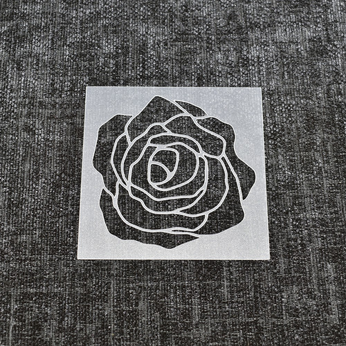Flower stencil design - flower,