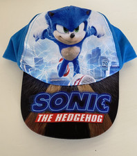 Children’s Bright Blue Sonic The Hedgehog Cap Adjustable Back Strap 