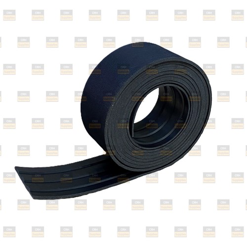 3mm wide ribbed rubber matting - 3mm,