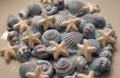 Edible sugar icing - edible, shells