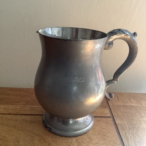 English pewter tankard - english,