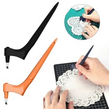 Paper Cutting Pen Craft Knives Stainless Steel with 360-Degree Rotating Blade