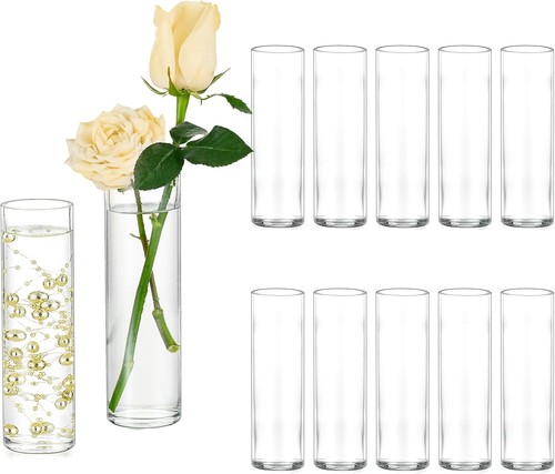 Cylinder vase tall bud - bud, vases