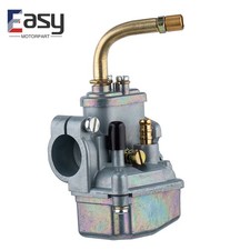 Carburetor 10mm Silver For Bing Type85 Mofa 85/10/101 For KTM Puch Moped Scooter