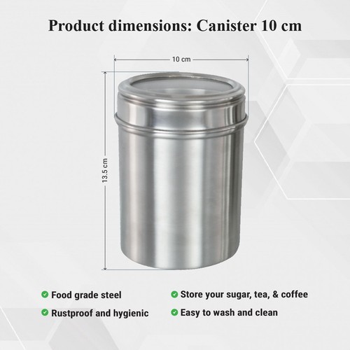 Canisters jars with cutout - canisters,