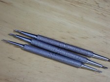 3 Vintage Unbranded Watchmakers Male Bench Keys VG used Different Sizes