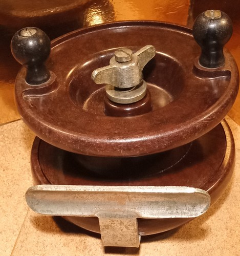 Unusual maroon vintage allcock - vintage,