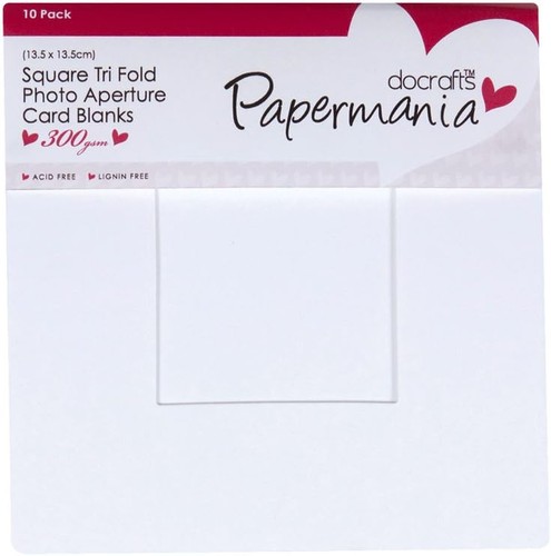 Papermania 300 gsm square tri - papermania,