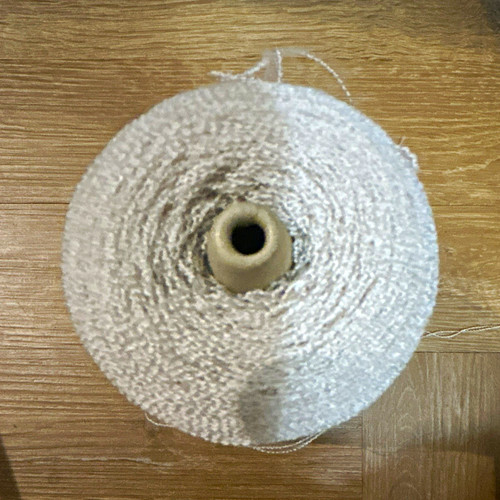 Large white cone - large, yarn