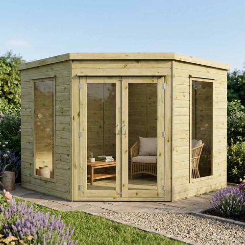 Corner summerhouse sun house - summerhouse,