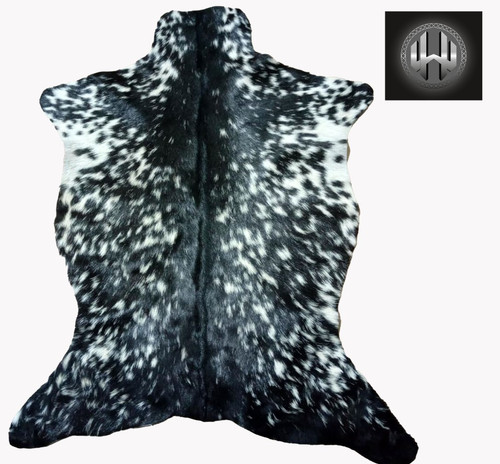 New goat hide rug natural - new,
