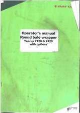 Kverneland Taarup 7120 & 7420 Bale Wrapper Operators Manual