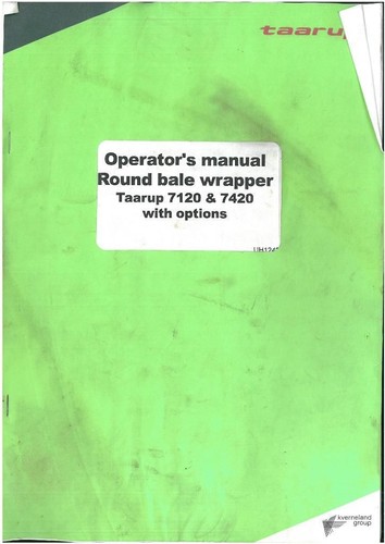 Kverneland taarup 7120 7420 - kverneland,
